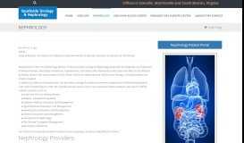 
							         Nephrology - Southside Urology & Nephrology								  
							    