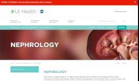 
							         Nephrology | UI Health								  
							    