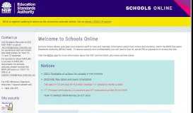 
							         NESA Schools Online - Board of Studies eBOS								  
							    