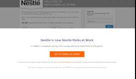
							         Nestle Perks at Work								  
							    