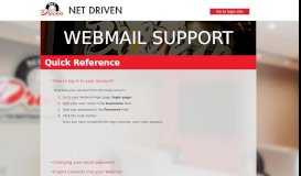 
							         Net Driven Customer Support Information								  
							    