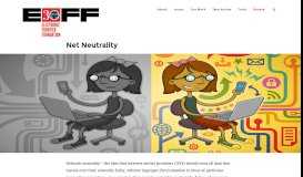 
							         Net Neutrality | Electronic Frontier Foundation								  
							    