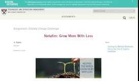 
							         Netafim: Grow More With Less – Technology and Operations ...								  
							    