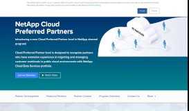 
							         NetApp's Cloud First Partner Program - NetApp Cloud Central								  
							    