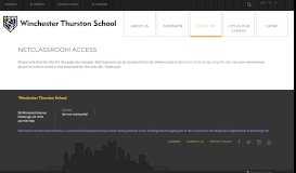 
							         Netclassroom Access - Winchester Thurston School								  
							    