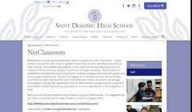 
							         NetClassroom – NetClassroom – St. Dominic High School								  
							    