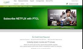 
							         Netflix - PTCL								  
							    