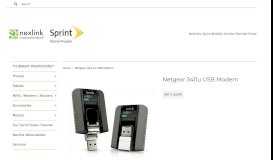 
							         Netgear 3411u USB Modem – Nexlink/Sprint Partner Portal								  
							    