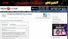 
							         NETGEAR Orbi RBK50 WiFi System Review | TechPowerUp								  
							    