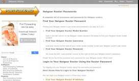 
							         Netgear Router Passwords - Port Forwarding								  
							    