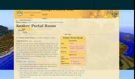 
							         Nether Portal Room | Stampylongnose Wiki | FANDOM powered by ...								  
							    