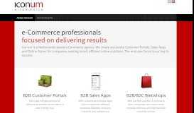 
							         Netherlands-based e-Commerce agency | Iconum								  
							    