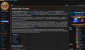 
							         Netherlight Temple - Wowpedia - Your wiki guide to the World of ...								  
							    