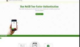 
							         NetID Two-Factor Authentication								  
							    