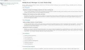 
							         NetIQ Access Manager 4.2 User Portal Help								  
							    