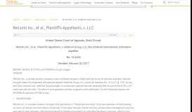 
							         NetJets Inc., et al., Plaintiffs-Appellants, v. LLC | FindLaw								  
							    