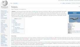
							         NetJets – Wikipédia, a enciclopédia livre								  
							    