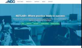 
							         NETLAB+ | NDG - Network Development Group								  
							    