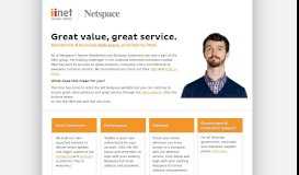 
							         Netspace: Broadband, ADSL & ADSL2+								  
							    