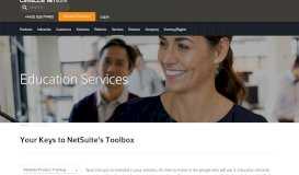 
							         NetSuite Training & Education | NetSuite UK								  
							    