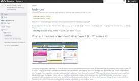 
							         Netvibes - Confluence Mobile - Confluence								  
							    