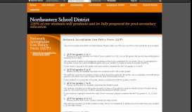 
							         Network Acceptable Use Policy Form (AUP) - Northeastern School ...								  
							    