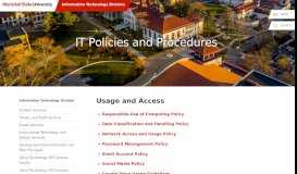 
							         Network Access And Usage Policy - Montclair State University								  
							    