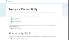 
							         Network Connectivity - Proemion								  
							    