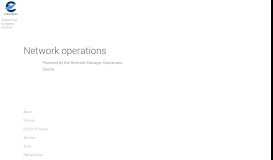 
							         Network operations | EUROCONTROL								  
							    