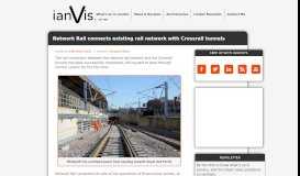 
							         Network Rail connects existing rail network with Crossrail tunnels ...								  
							    