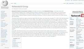 
							         Network18 Group - Wikipedia								  
							    