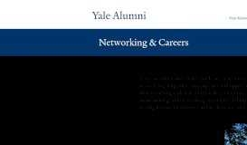 
							         Networking & Careers | Yale Alumni Association								  
							    