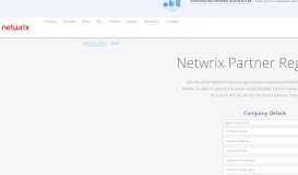 
							         Netwrix Partner Registration								  
							    