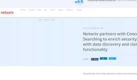 
							         Netwrix Partners with Concept Searching to Enrich Security ...								  
							    