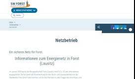 
							         Netzbetrieb | SW Forst								  
							    