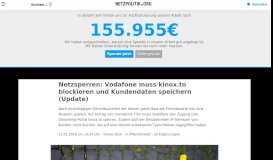 
							         Netzsperren: Vodafone muss kinox.to blockieren und Kundendaten ...								  
							    