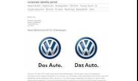 
							         Neue Markenschrift für Volkswagen. | Corporate Identity Portal								  
							    
