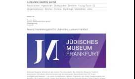 
							         Neues Erscheinungsbild für Jüdisches Museum Frankfurt. | Corporate ...								  
							    