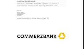 
							         Neues Markenzeichen für die Commerzbank AG | Corporate Identity ...								  
							    