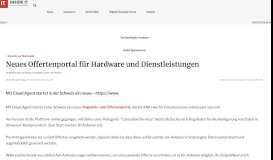 
							         Neues Offertenportal für Hardware und Dienstleistungen - Inside-IT								  
							    