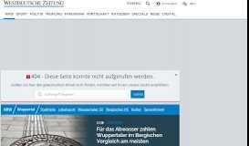 
							         Neues Onlineportal für das Städtedreieck - Westdeutsche Zeitung								  
							    