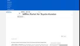 
							         Neues Portal für Toyota-Kunden - Magazin - Auto.de								  
							    