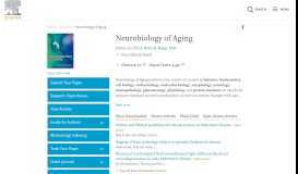 
							         Neurobiology of Aging - Journal - Elsevier								  
							    
