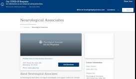 
							         Neurological Associates Richmond | Neurological Associates								  
							    
