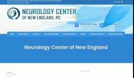 
							         Neurology Center of New England								  
							    