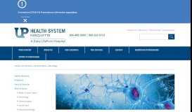 
							         Neurology - UP Health System - Marquette								  
							    