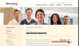 
							         Neurosciences | Memorial Medical Center | Springfield and Central ...								  
							    