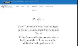 
							         Neurosurgery & Spine Consultants Physicians and Providers								  
							    