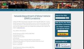 
							         Nevada Department of Motor Vehicle (DMV) Locations ...								  
							    