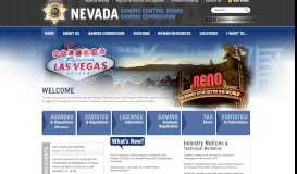 
							         Nevada Gaming Control Board : Home								  
							    